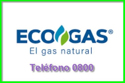 Teléfonos 0800 Ecogas