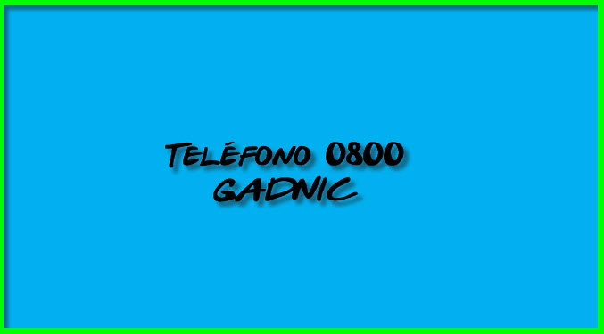 Teléfonos 0800 Gadnic